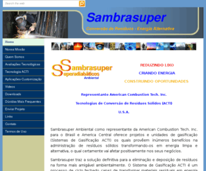 sambratech.com: Home
Conversão de Resíduos Sólidos em Energia