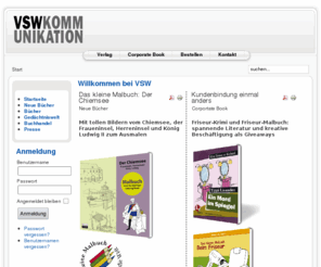 buchwerbemittel.net: Willkommen bei VSW
VSW KOMMUNIKATION, Verlag und Agentur