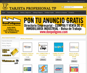 tarjetaprofesionaltp.com: Inicio - Tarjeta Profesional TP
Tarjeta Profesional TP - GRATUITA!! Acumula puntos y descuentos para hoteles, viajes, combustible, maquinarias, seguros, comercios, etc.