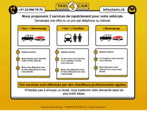 taxi4car.ch: COOPERATIVE TAXIS 202 - Taxi4car - Rapatriement de véhicule
Rapatriement de véhicule