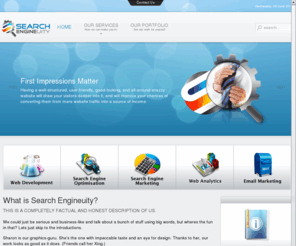 search-engineuity.co.za: Home
Professional Internet Marketers, Web Developers and Email Marketers