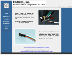 tramelconnectors.com: TRAMEL, Inc. - 2 and 4 pin Polarized Subminiature Wire Connectors
TRAMEL'S 2 and 4 Pin Polarized Sub-Miniature Connector Cables are the industry standard and are used by almost every automotive electric tool manufacturer in the world.