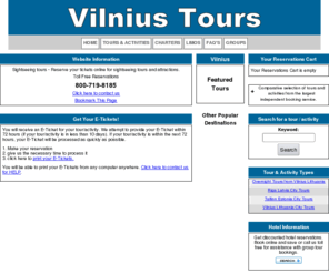 vilniustours.net: Vilnius Tours - Enjoy the Sights in Vilnius - Vilnius Tours, Vilnius Sightseeing
Vilnius sightseeing tours and attractions.  Reserve tickets online and save on all sightseeing activities and things to do in Vilnius.  Order online or call us toll-free at 800-208-4421.