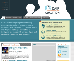 caircoalition.org: CAIR Coalition | Working to ensure all immigrants are treated with fairness, dignity and respect for their human and civil rights
