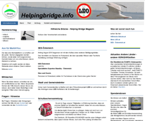 hilfreichebruecke.info: Hilfreiche Brücke Infos
Vereinsmagazin, Informationen die Mitglieder oder Partner interessieren könnten. Sowie lockale Ereignisse