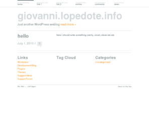 lopedote.info: giovanni.lopedote.info
Just another WordPress weblog