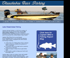 okeechobeebassfishing.com: Lake Okeechobee Fishing: Shellen Guide | Your Bass Fishing Source
Come experience bass fishing at its best with Captain Mike Shellen. Clients of Shellen Guide Services can enjoy the finest fishing trip at Okeechobee Lake here.