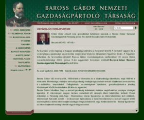 baross.org: Baross Gábor Nemzeti Gazdaságpártoló Társaság
