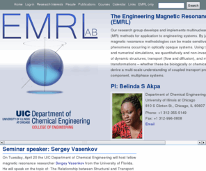 emrlab.org: Engineering Magnetic Resonance Lab, University of Illinois at Chicago
Engineering Magnetic Resonance Lab, University of Illinois at Chicago