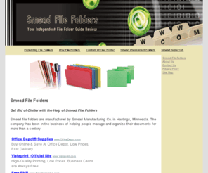 smeadfilefolders.org: Smead File Folders - Smead File Folders
Find out how Smead File Folders can help save time and money including reviews and guidance on the best options to suit you.