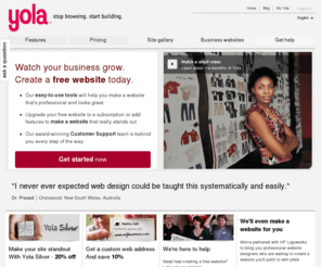 yolasites.com: Yola - Make a free website with our free website builder
Make a free website with our free website builder. We offer free hosting and a free website address. Get your business on Google, Yahoo & Bing today.