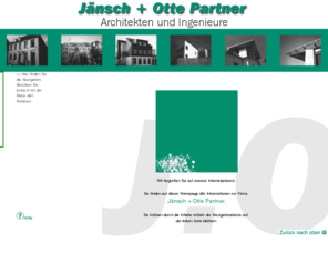 jo-architekten.com: Jänsch   Otte Partner, Architekten und Ingenieure Berlin
Jänsch   Otte Partner, Architekten und Ingenieure Berlin