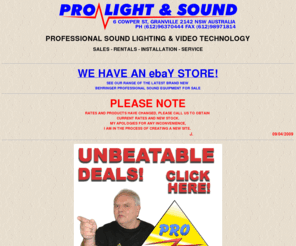 prolight.com.au: Pro Light and Sound Sydney, DJ, Disco Lighting Sound Jukebox Karaoke Hire Sales
Disco, DJ, Sound and Lighting, jukebox party hire service, Jukebox Hire Sydney, Karaoke Hire Sydney