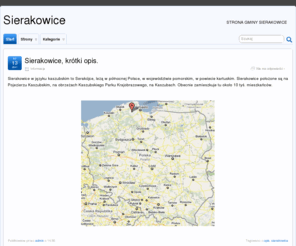 sierakowice.net: Sierakowice
Strona gminy Sierakowice, informacje, ważne wydarzenia, historia gminy i okolic. Ciekawe obiekty do zwiedzania i miejsca wypoczynku, lasy, jeziora. 