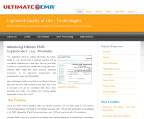 ultimateehr.com: EMR - Electronic Medical Records and Practice Management for Small Clinical Practices by Ultimate EMR
Integrated EMR and Practice Management Solution