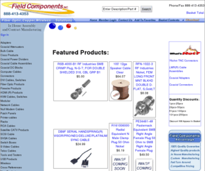 5fparts.com: Field Components | Field Components Cables, Tools, Parts
field components, field components cables, tools, parts, electronic components, fiber optics