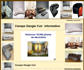 canapedanglecuir.com: Canape Dangle Cuir
Canape Dangle Cuir information , Votre sofa rembourré confortable, et la création novatrice de lits Hideaway, ont été utilisés comme sièges d'appoint et de dor