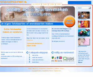 fotokaarten-print.nl: Fotokaarten maken en versturen van je foto
Echte fotokaarten maken van je eigen foto en versturen 
snel simpel en makkelijk