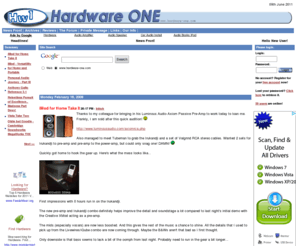 hardware-one.com: Hardware One - Your Daily Computer News and Reviews Site
Hardware One revolves around hardware news, reviews as well as gaming information. This great resource is updated daily with some of the best leading news from all around the Internet. 