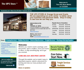 upstucson.com: The UPS Store - TUCSON, AZ
                            - Home
