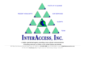 interaccessinc.com: InterAccess, Inc. - Advertising and Public Relation Agency
Advertising and public relations agency specializing in Central and Eastern European markets