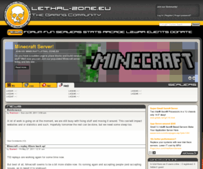 lethal-zone.eu: Lethal-Zone.eu • TF2, CSS, L4D community and more! News Page
Lethal-Zone.eu, the gaming community! We have players from all over Europe playing on our TF2, CSS and L4D servers. Join us!