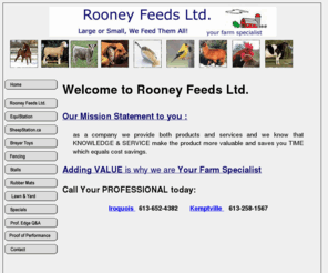 rooneyfeeds.com: Rooney Feeds Limited -- Your Farm Specialist
