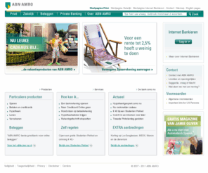 abnamro.nl: ABN AMRO Bank
Regel uw bankzaken eenvoudig online (Internet Bankieren: best getest) of vraag deskundig advies. Bekijk actuele koersen en lees het fusienieuws.