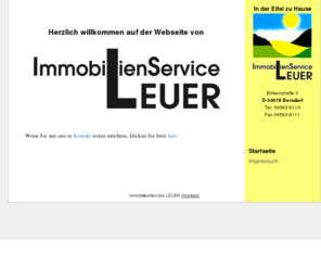 in-der-eifel-zu-hause.com: Immobilienservice Leuer
In der Eifel zu Hause