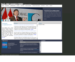 rauldiezcansecoterry.com: © Raúl Diez Canseco Terry - Página Oficial
Raúl Diez Canseco nació en Lima, Perú, el 23 de enero de 1948. Obtuvo su Licenciatura en Economía en 1972 en la Universidad del Pacífico. Tiene cuatro hijos: Raúl, Jana, Pamela y Milagros...