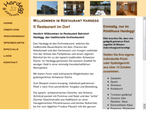 timewall.com: Restaurant Hardegg Regensdorf
Restaurant Bahnhof-Hardegg, Dorfbeiz mit Charme und Qualität