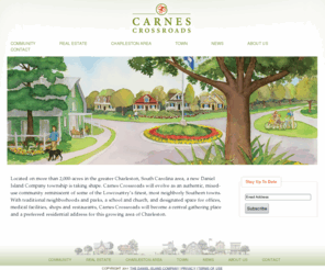 discovercarnes.net: Carnes, A Daniel Island Company Township in The Greater Charleston Area
Carnes will be an authentic, mixed-use community reminiscent of some of the Lowcountry’s finest, most neighborly Southern towns.  Carnes is conveniently located in the Greater Charleston area.