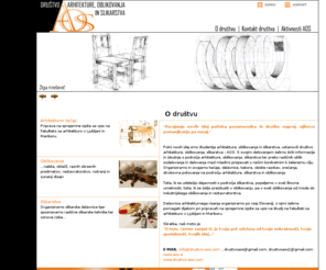 drustvo-aos.com: Društvo AOS
drustvo, arhitekturni tecajni, oblikovalni tecaji, slikarski tecaji, arhitektura, oblikovanje, slikarstvo, delavnice, tabori, obiski razstav, srecanja, strokovna potovanja, restavratorstvo, industrijsko oblikovanje, AOS, cela Slovenija, Ljubljana, Maribor, fakulteta za arhitekturo v Ljubljani, fakulteta za arhitekturo v Mariboru, drutvo, arhitekturni teajni, oblikovalni teaji, slikarski teaji, arhitektura, oblikovanje, slikarstvo, delavnice, tabori, obiski razstav, sreanja, strokovna potovanja, restavratorstvo, industrijsko oblikovanje, AOS, cela Slovenija, Ljubljana, Maribor, fakulteta za arhitekturo v Ljubljani, fakulteta za arhitekturo v Mariboru