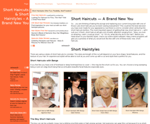 short-haircuts.org: Short Haircuts — A Brand New You. Which Short Hairstyle is For You?
Short Hairstyles Offer Fun, Flexibility, And Freedom! There Are Various Styles Of Short Haircuts To Consider.