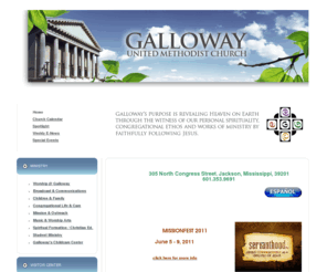 gallowayumc.org: Galloway U.M.C. - Jackson, MS
Galloway Memorial United Methodist Church of Jackson, Mississippi