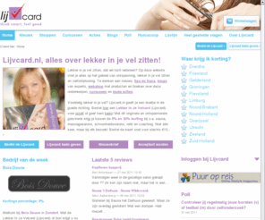 lijvcard.nl: Lijvcard, korting bij sauna, massagesalon, schoonheidssalon en coach
Korting bij de sauna, massagesalon, schoonheidssalon, fitness, reikicentrum, nagelstudio en meer! Met de Lijvcard krijg je korting, elke bezoek weer.