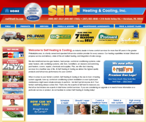 self-hc.com: Self Heating & Cooling: Bioheat & Propane in Greater Philly
Self Heating & Cooling delivers Bioheat and propane and offers full-service heating & cooling in the Greater Philadelphia area.