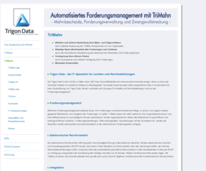 trimahn.de: TriMahn | Trigon Data GmbH
TRIGON DATA entwickelt  
innovative Software-Lösungen für Notare - das 
Notarprogramm TriNotar und Notariatssoftware für den 
elektronischen Rechtsverkehr...