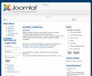 acelfelni.com: Acélfelni, Acéltárcsa
Joomla! - a dinamikus portálmotor és tartalomkezelő rendszer