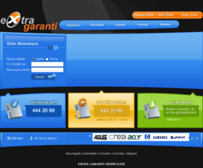 extragaranti.com: Extra Garanti -Bilgisayar, Cep Telefonu,Fotoğraf Makinesi, LCD TV Daha Fazla Garanti İçin Extra Garanti... -
Extra Garanti - Bilgisayar, Cep Telefonu,Fotoğraf Makinesi, LCD TV Daha Fazla Garanti İçin Extra Garanti... 