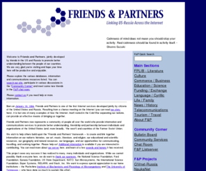 friends-partners.org: F&P Friends and Partners : Welcome
