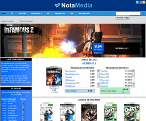 notamedia.es: Nota Media - Videojuegos: análisis, críticas, reviews, rankings
Nota media y rankings de videojuegos basados en análisis, críticas y reviews de diferentes páginas web