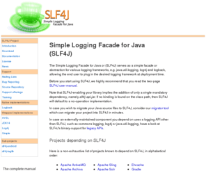 slf4j.org: SLF4J
