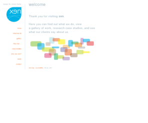 xen.co.uk: xen brand architecture welcome
xen design consultants welcome