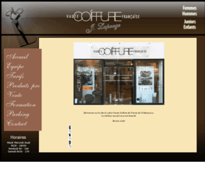 hcf-lapouge.com: Coiffure HCF Lapouge;Haute Coiffure Française; Châteauroux dans l'Indre
Salon de coiffure HCF Lapouge, Coiffeur Châteauroux (36).  propose des coupes et des soins capillaires , la coloration, le balayage (36).