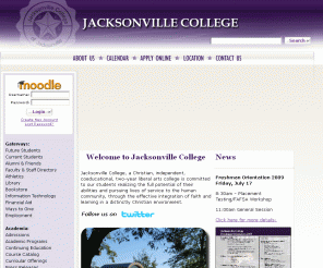 jacksonville-college.edu: Jacksonville College, Jacksonville, Texas
Jacksonville College is a Christian, two-year liberal arts college owned and operated by the Baptist Missionary Association of Texas.