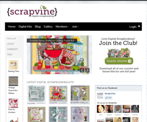 scrapvine.com: Digital Scrapbooking Kits & Printable Scrapbook Supplies | Scrapvine
Scrapvine is your resource for digital scrapbooking kits, supplies, templates, tutorials and more!