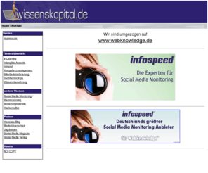 wissenskapital.de: wissenskapital.de - Die Ressource zur Thematik Wissensmanagement
wissenskapital.de - Die Ressource zur Thematik Wissensmanagement