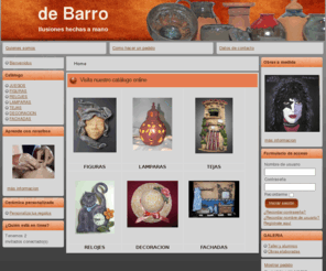 debarro.net: Visita nuestro catálogo online
De Barro, cerámica artística al alcance de todos.