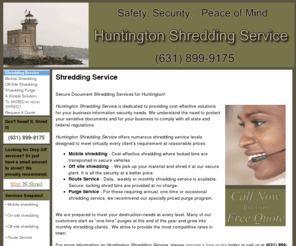 huntingtonshredding.com: Huntington Shredding Service
The best mobile and off-site shredding service on Long Island!